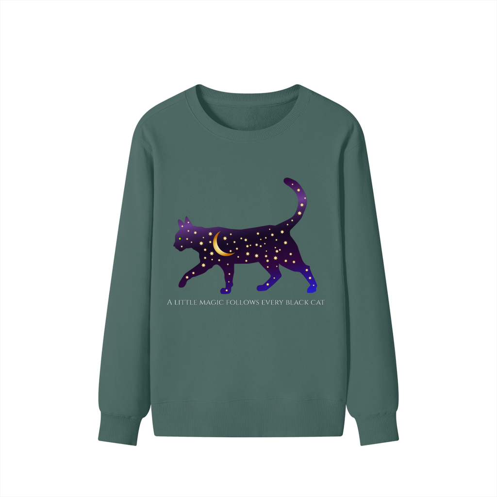Magic Follows Black Cat Sweatshirt