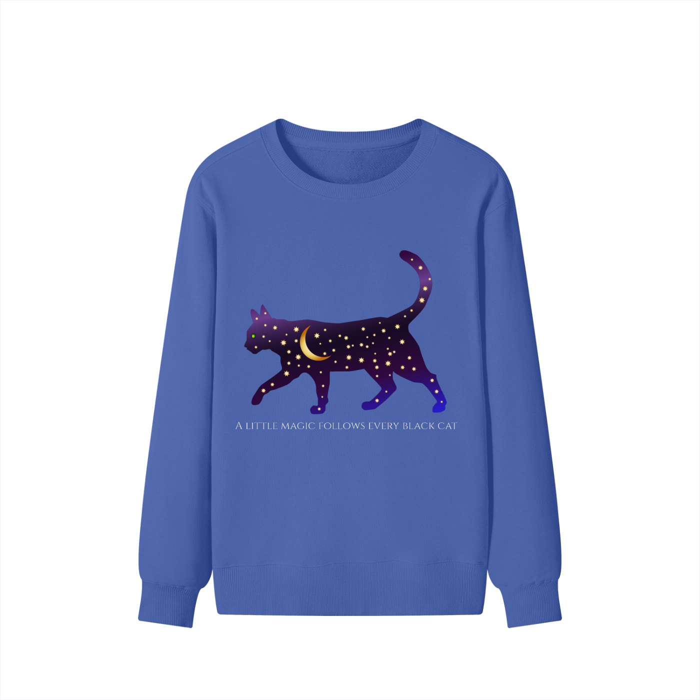 Magic Follows Black Cat Sweatshirt