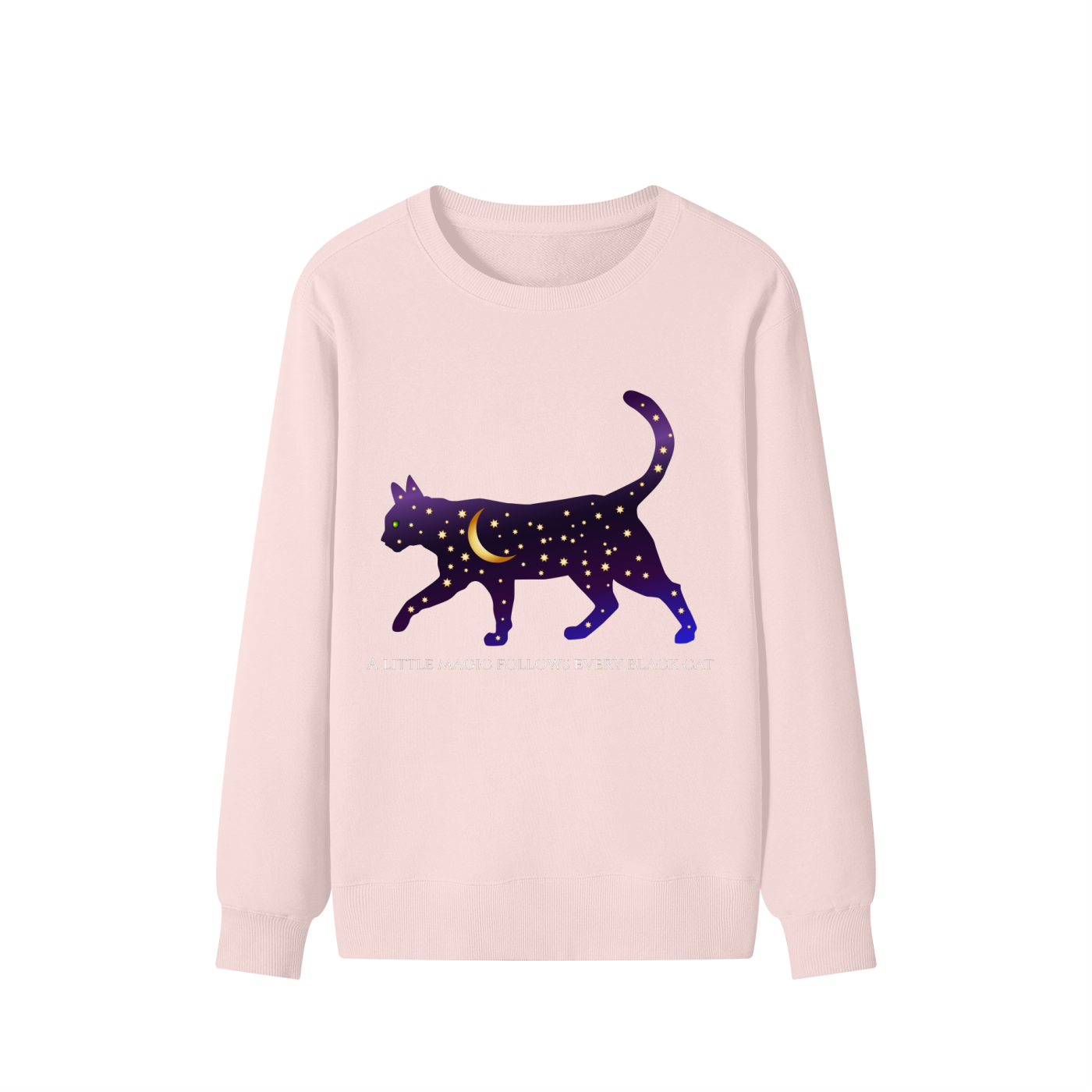 Magic Follows Black Cat Sweatshirt