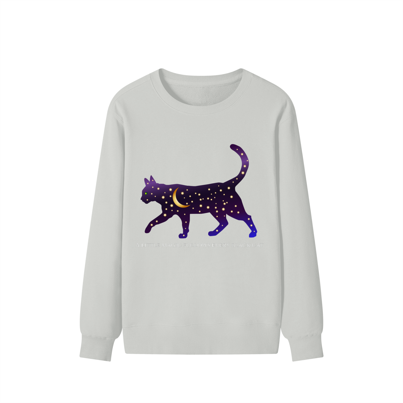 Magic Follows Black Cat Sweatshirt