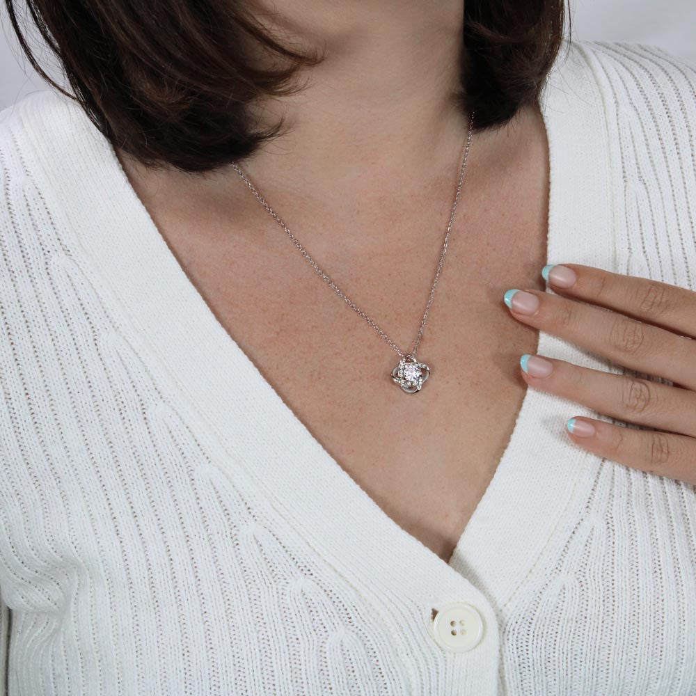 Love Knot Necklace — Delicate Witchy Jewelry for Cat Lovers