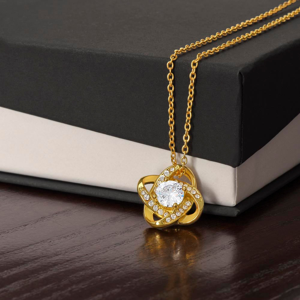 Love Knot Necklace — Delicate Witchy Jewelry for Cat Lovers