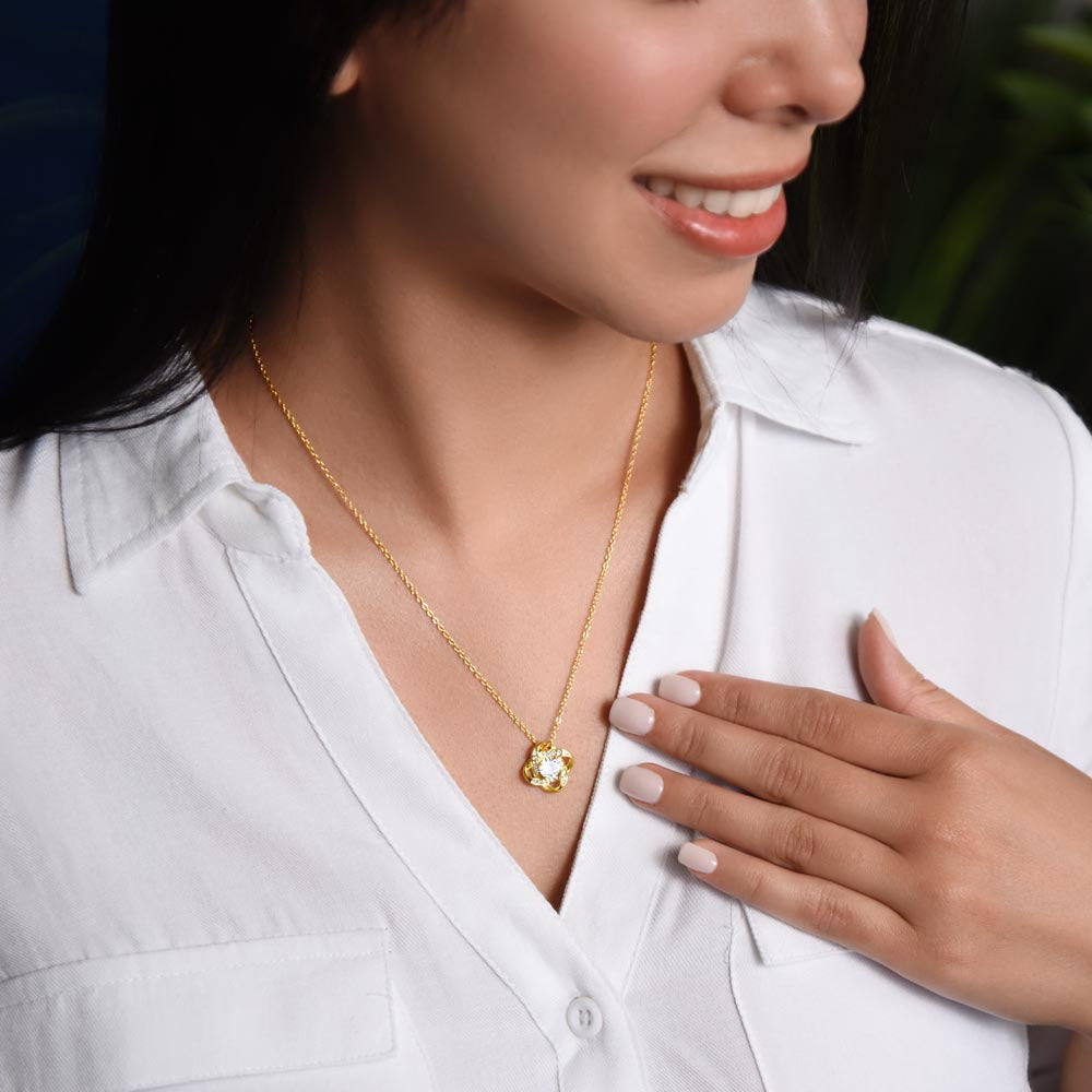 Love Knot Necklace — Delicate Witchy Jewelry for Cat Lovers