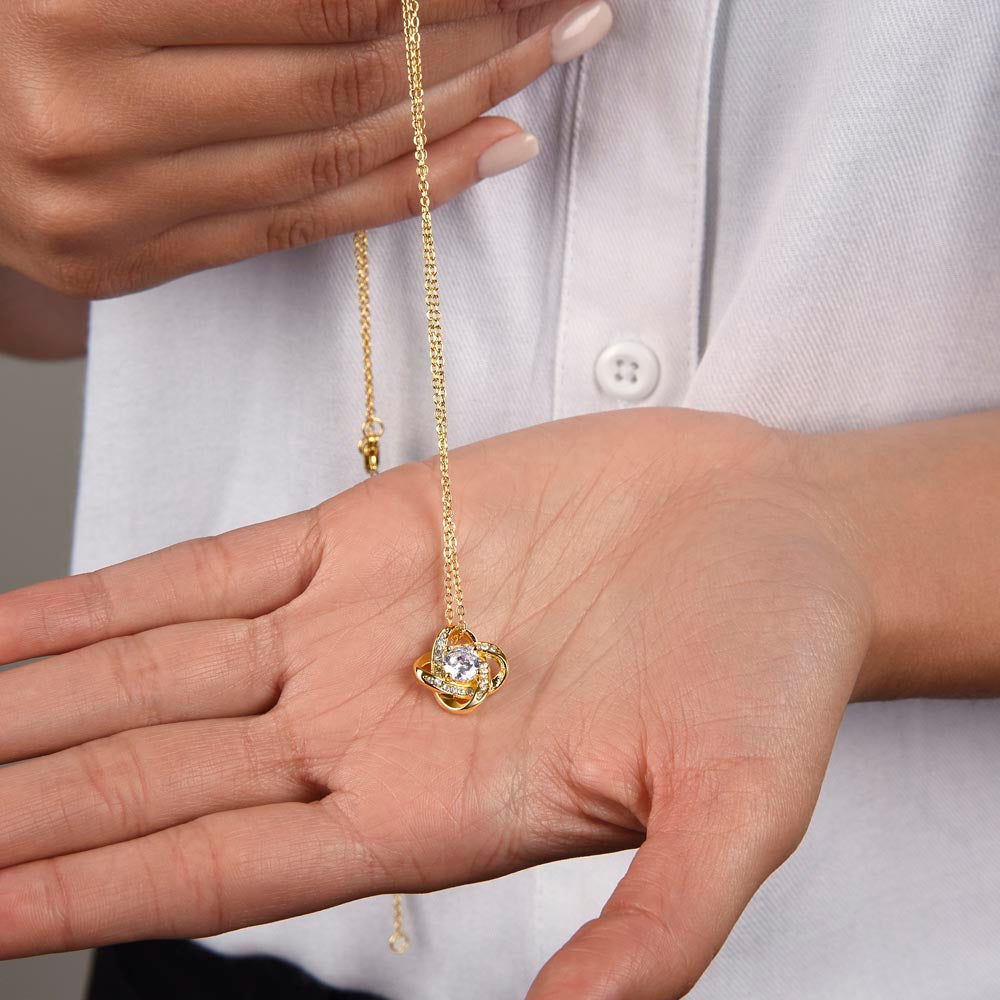 Love Knot Necklace — Delicate Witchy Jewelry for Cat Lovers