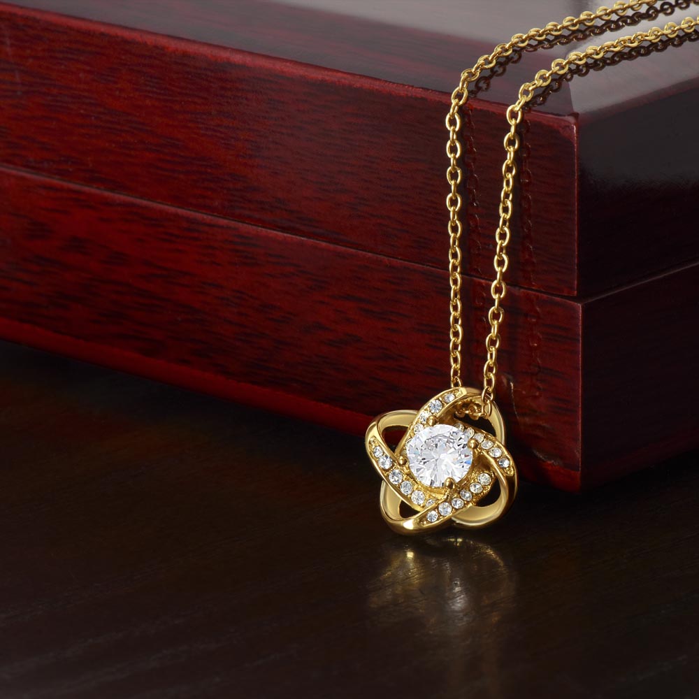 Love Knot Necklace — Delicate Witchy Jewelry for Cat Lovers