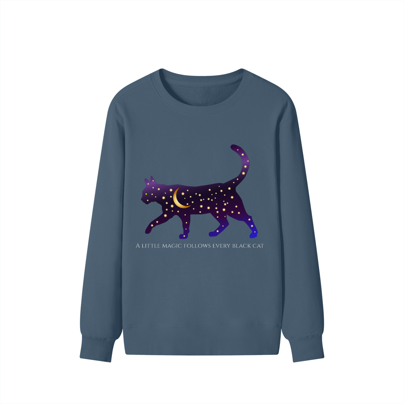 Magic Follows Black Cat Sweatshirt