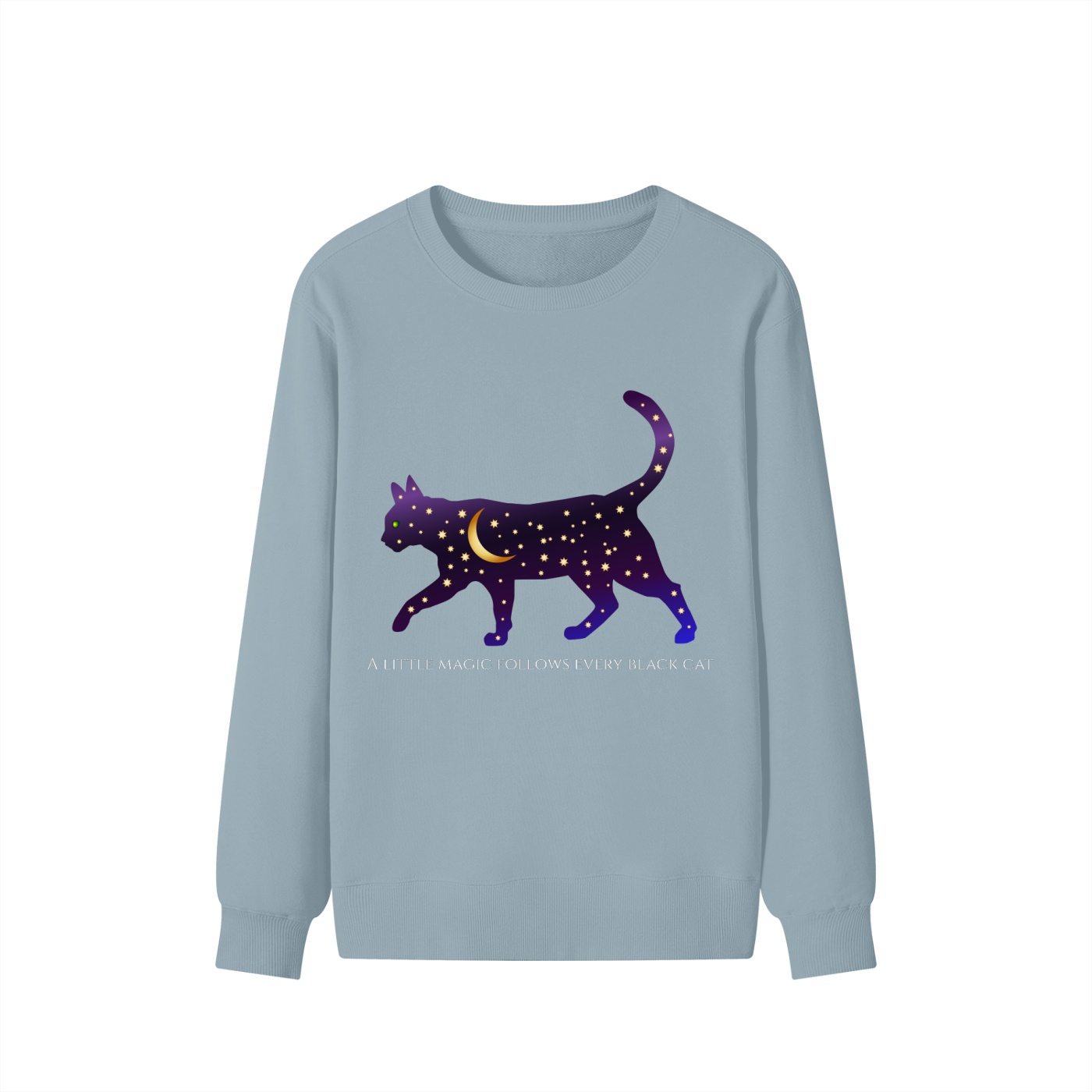 Magic Follows Black Cat Sweatshirt